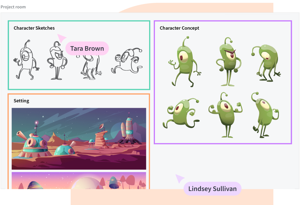 Illustration_____Creative_____Project_room_characters