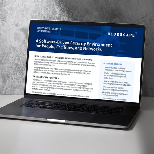 Security Ops Solution Brief: A software-driven security environment for people, facilities, and networks