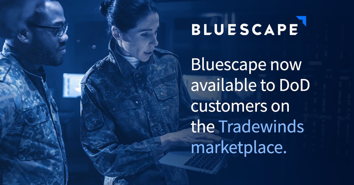 Bluescape now available to DoD customers on the Tradewinds Marketplace