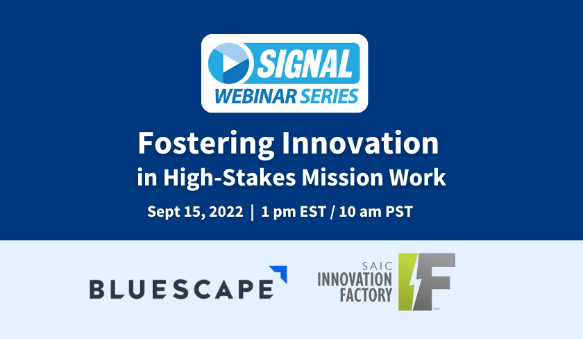 SIGNAL Webinar - SAIC - Fostering Innovation